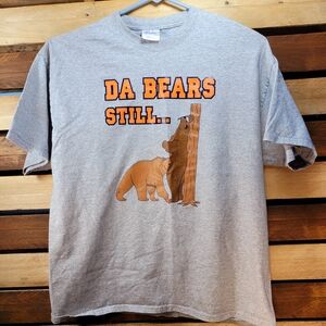 Gray Da Bears Graphic T-Shirt